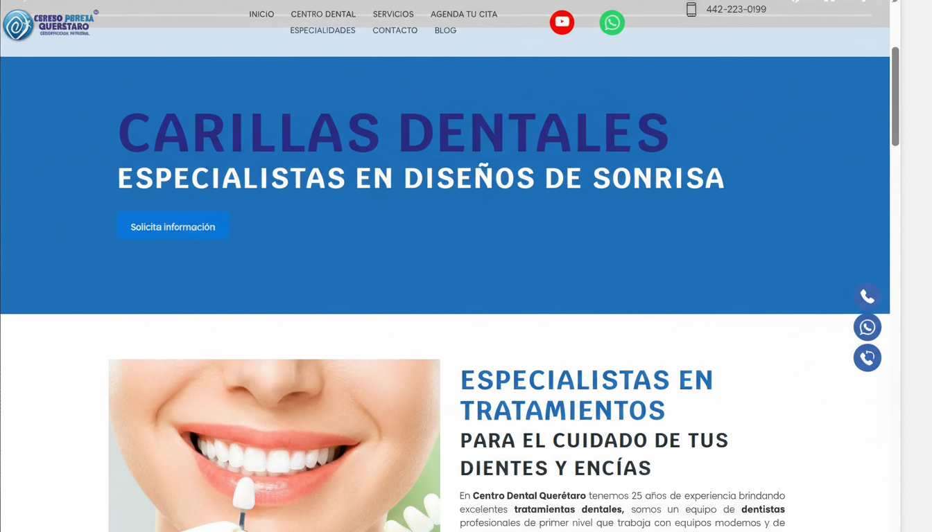 Dental clinic - amateur website