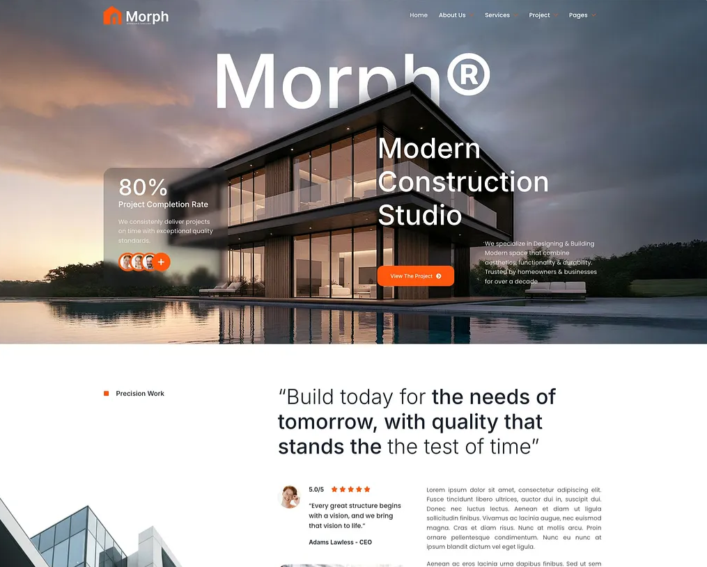 Example of premium website