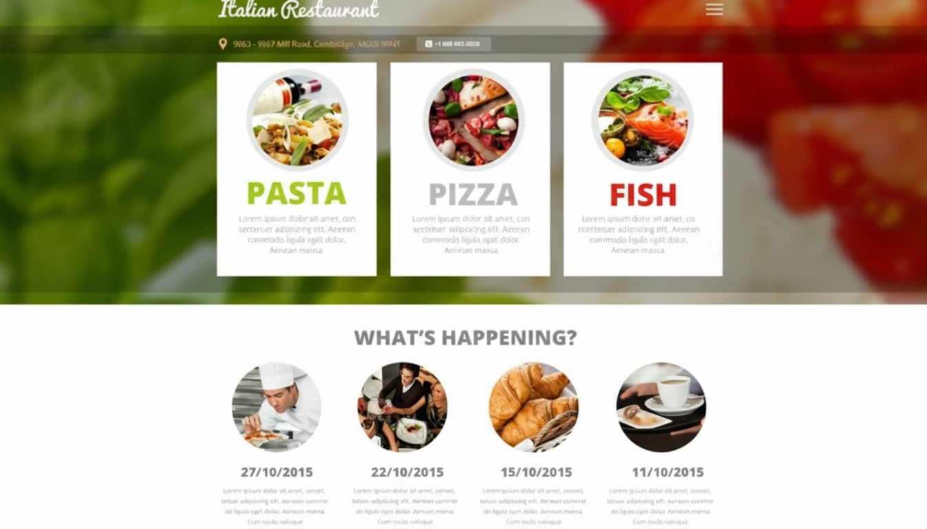 Restaurant - amateur website